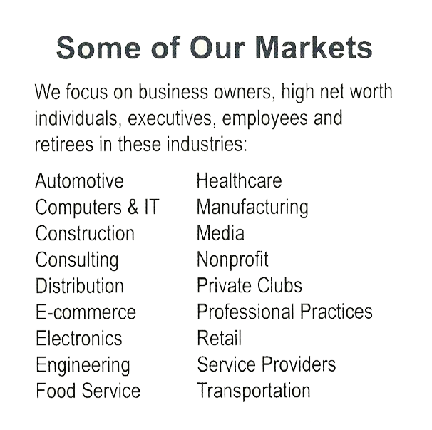 Some of our Markets